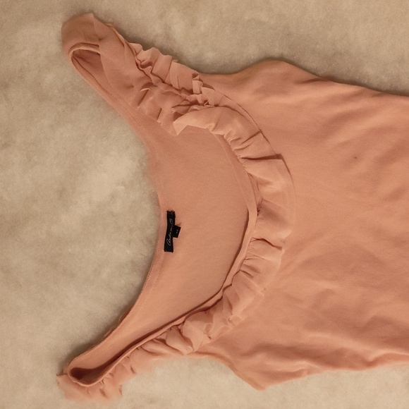 Arden B Pink Lace Tank - Picture 2 of 3